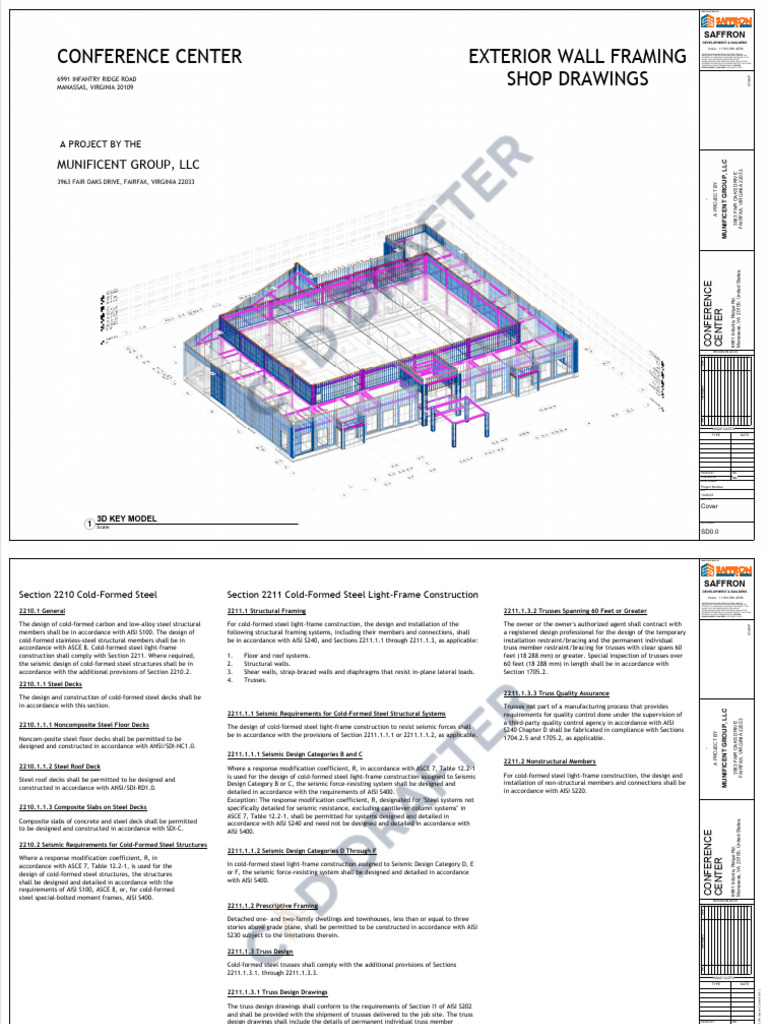Manassas - EXTERNAL FRAMING - 240129 | PDF | Screw | Building Materials