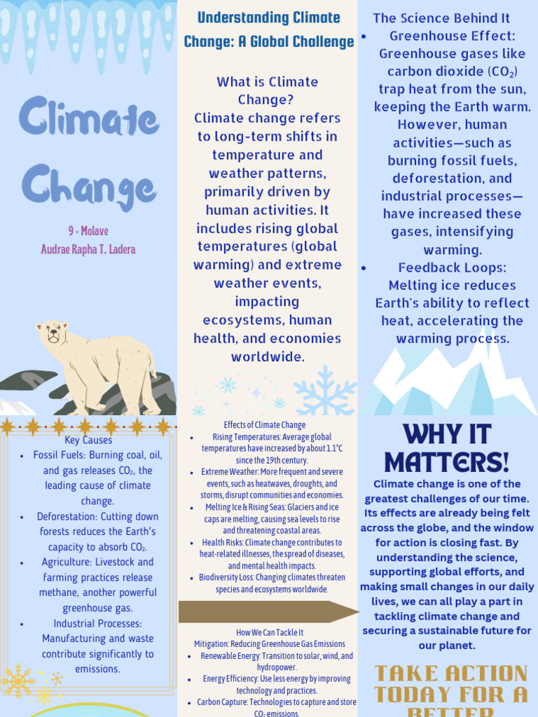 Understanding Climate Change Causes & Effects | PDF | Climate Change ...