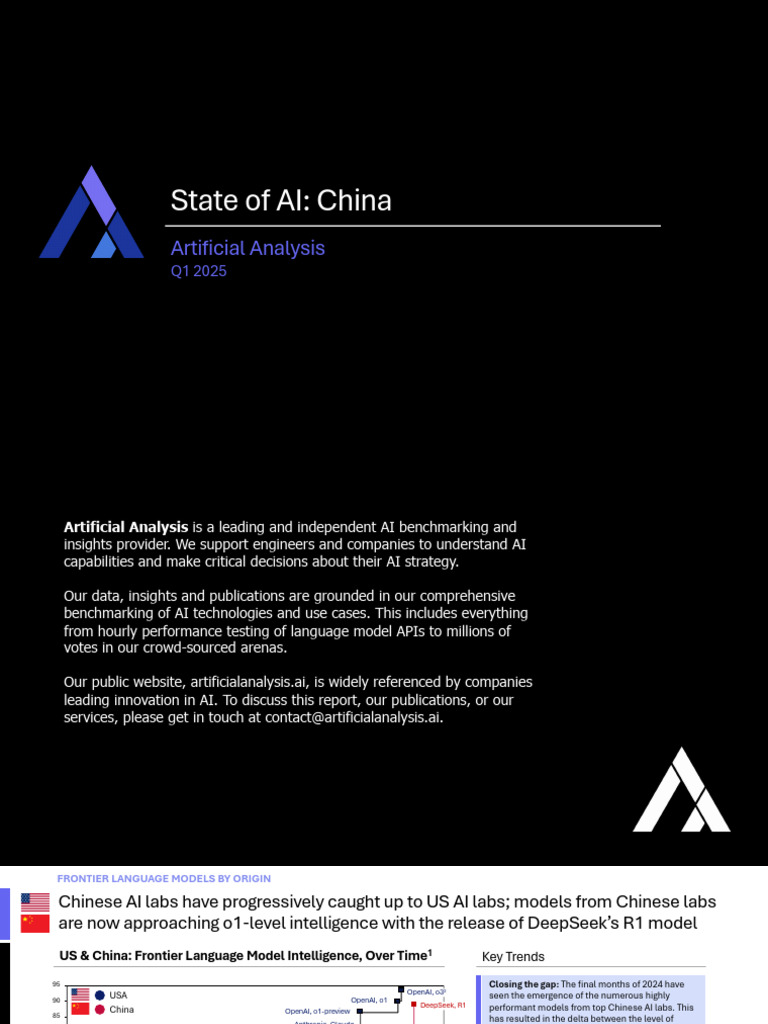 China's AI Labs: Q1 2025 Benchmarking | PDF | Artificial Intelligence ...