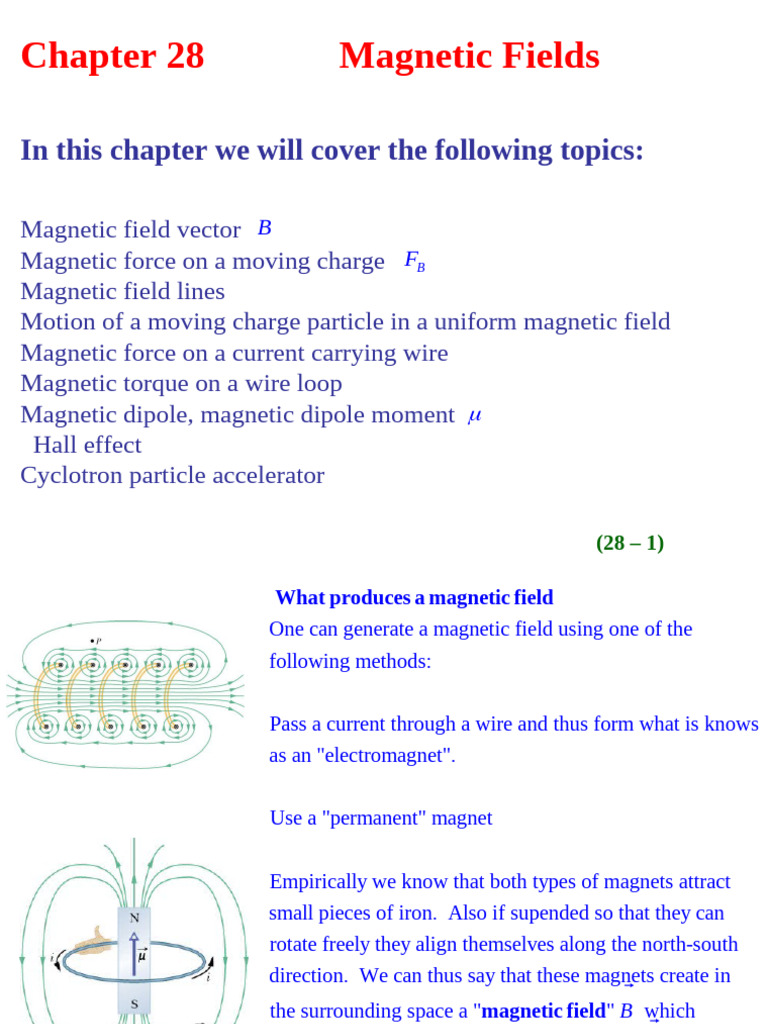 Magnetic Fields and Forces Explained | PDF | Magnetic Field | Force
