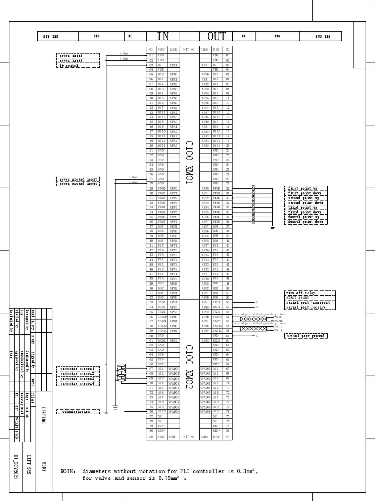 7 Lifting Control System DCY200 升降控制图 | PDF