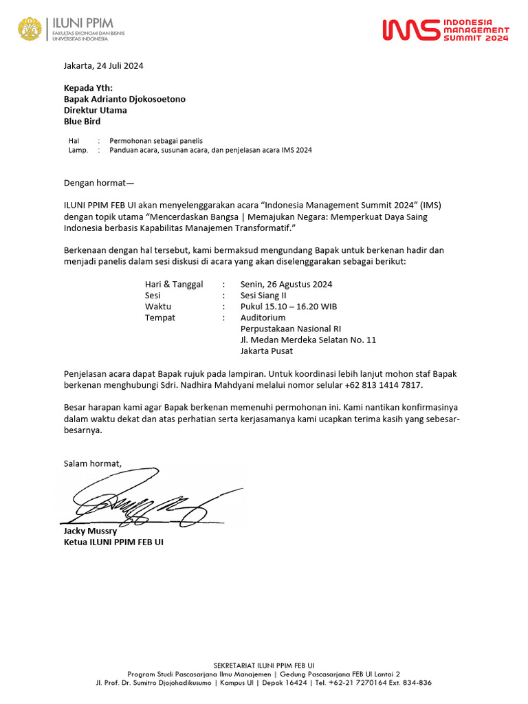 Surat IMS 2024 BP Adrianto Djokosoetono v3 - 240823 - 174506 | PDF