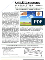 October 2011 Newsletter Two Pages