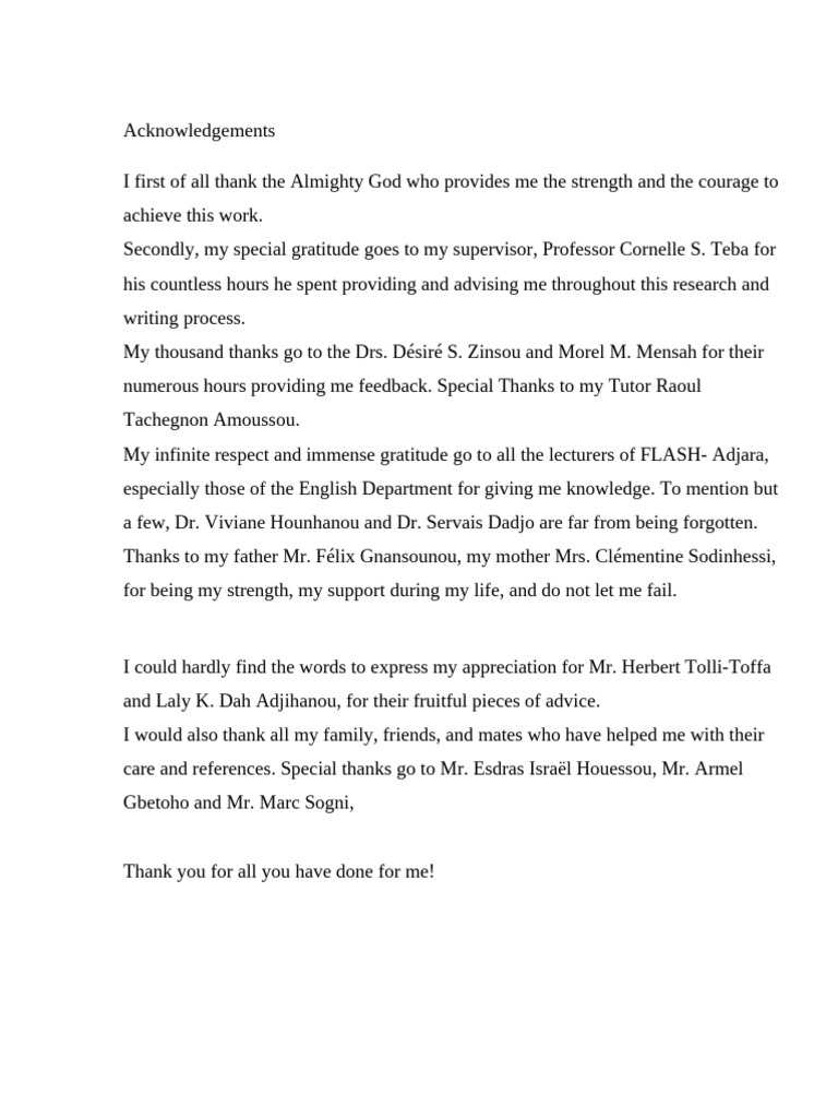 Acknowledgements | PDF