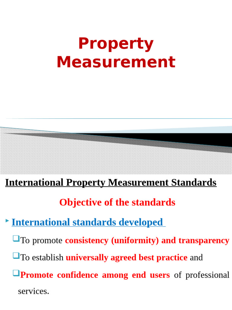 Understanding Property Measurement Standards | PDF | Building | Air ...