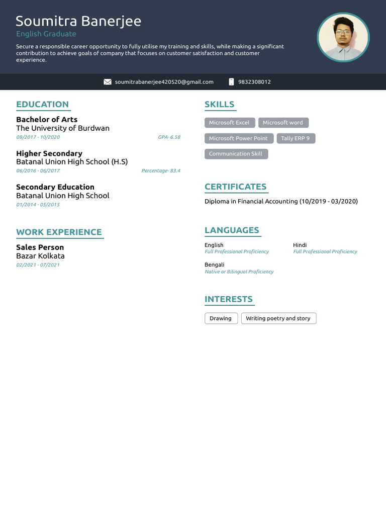 Soumitra's Resume | PDF