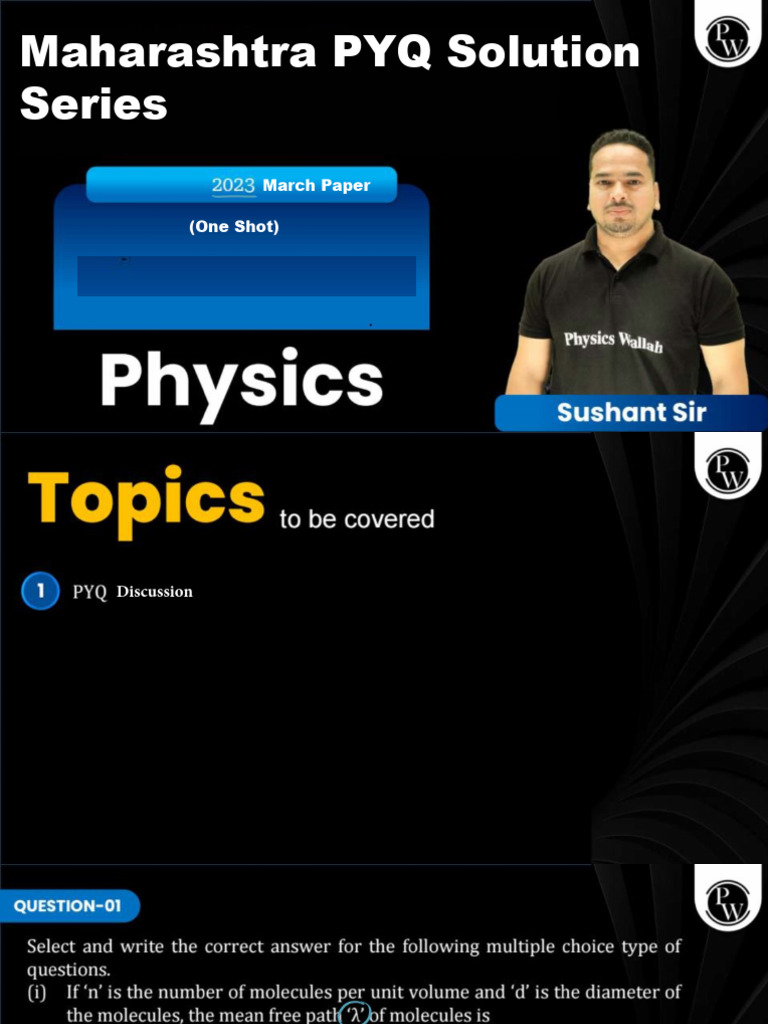 PYQ Solution Series 03 - Class Notes - Maharashtra PYQ Solution Series ...