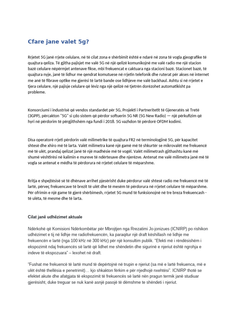Cfare Jane Valet 5g | PDF