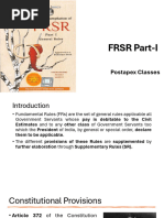 FR SR Part I General Rules PDF | PDF | Public Sphere | Social Institutions