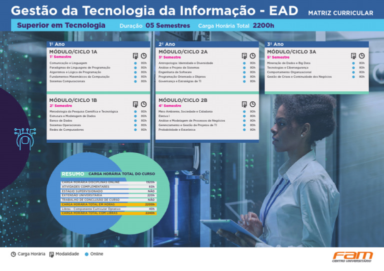 Carga Horária do Curso EAD em TI | PDF | Tecnologia da Informação ...