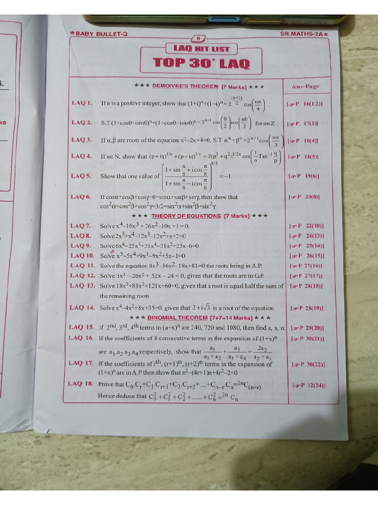 Maths 2a | PDF