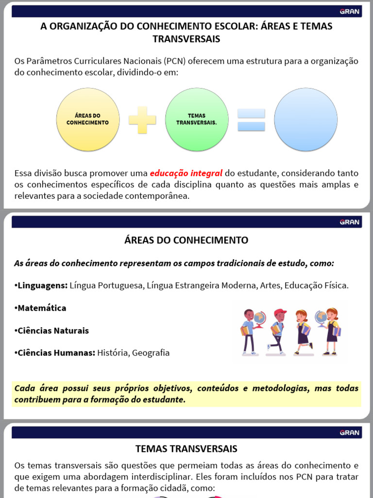 Estrutura dos Parâmetros Curriculares Nacionais | PDF | Pedagogia | Science