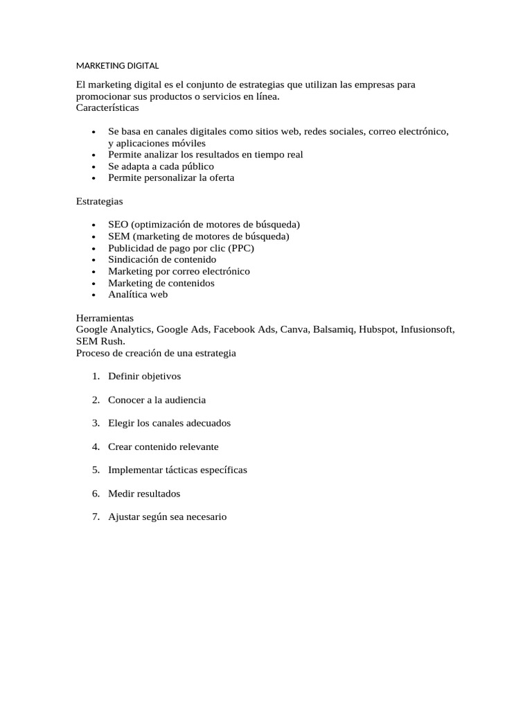Estrategias Clave de Marketing Digital | PDF