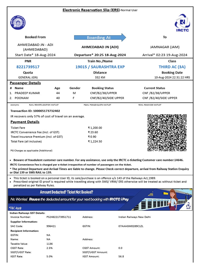Ahm To Jam TKT 8221739517 | PDF | Identity Document | Payments