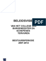 Beleidsvisie Tervuren 2007-2012