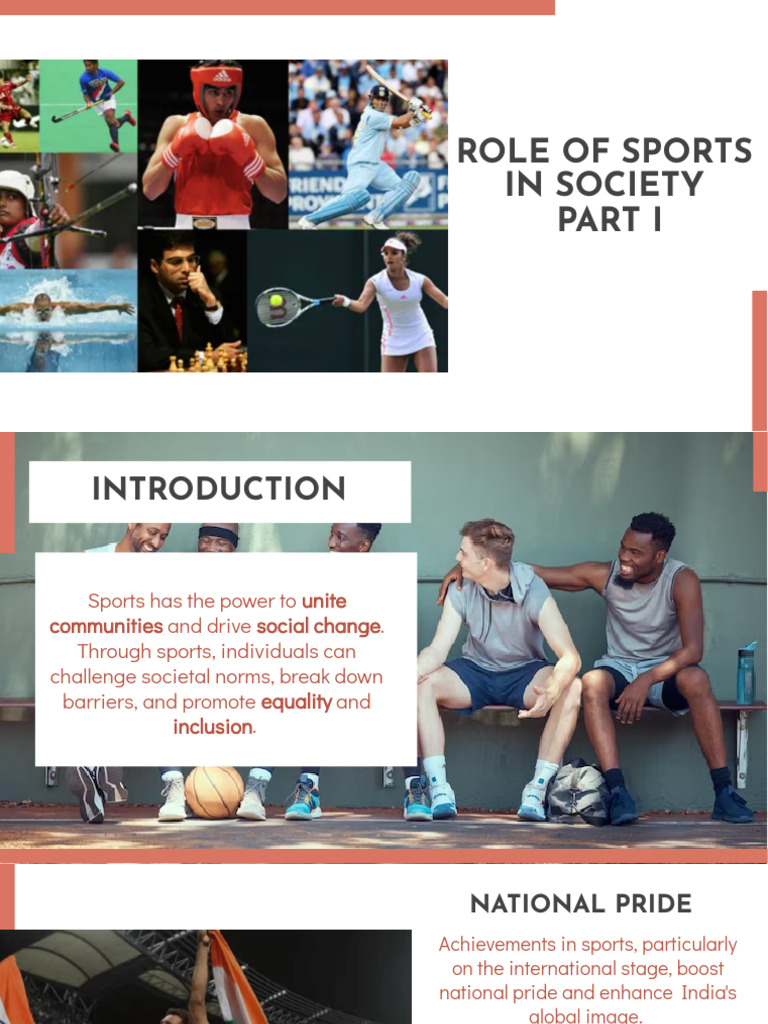 Role of Sports in Society - Part 1 | PDF | Sports