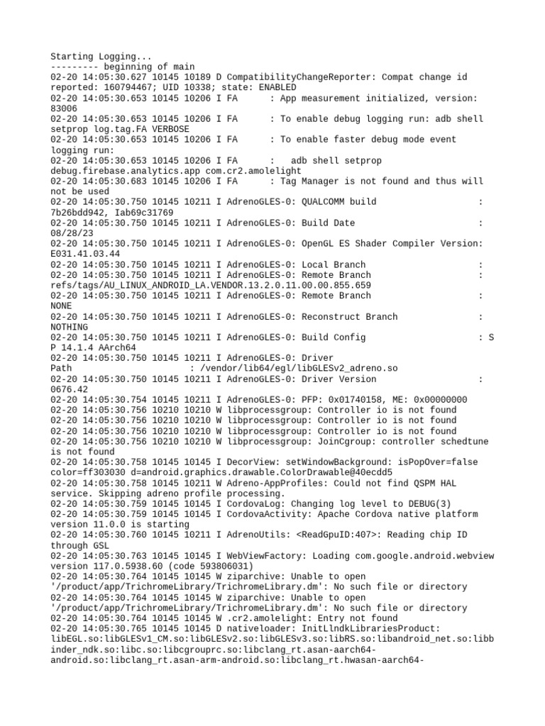 Android Logging and Debugging Insights | PDF | Java (Programming ...