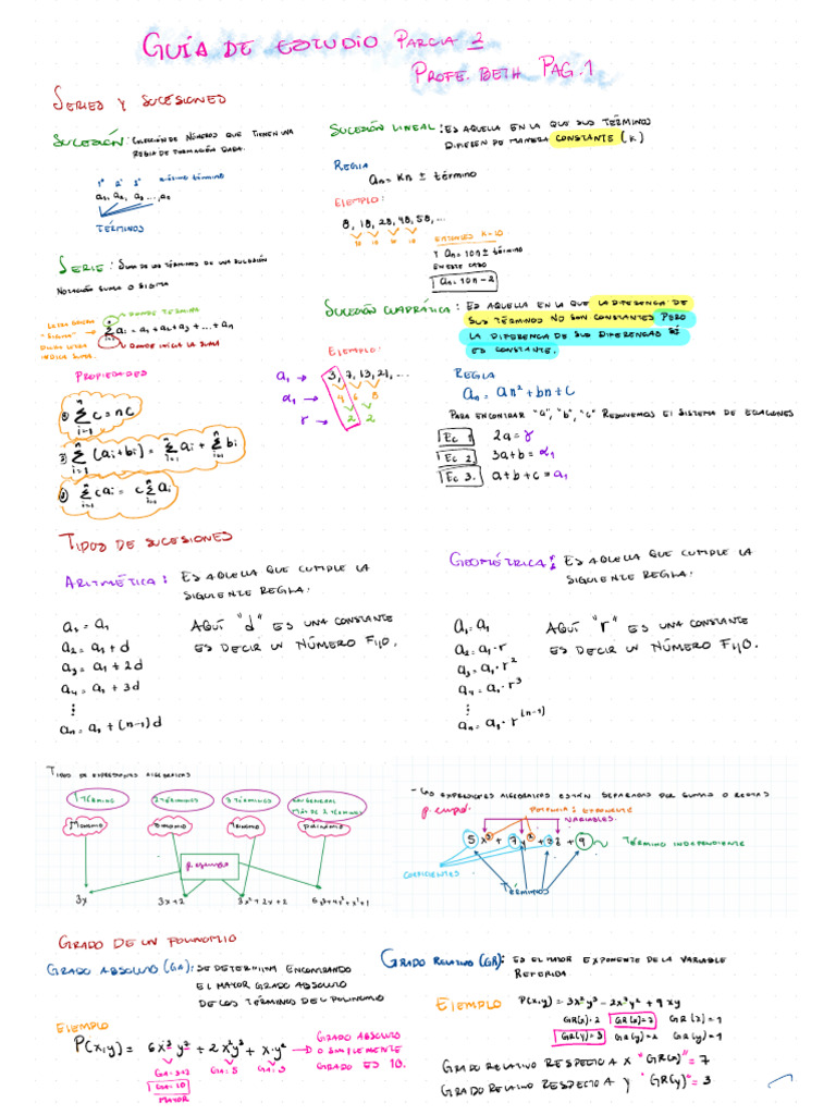 Guía de Estudio P2 | PDF