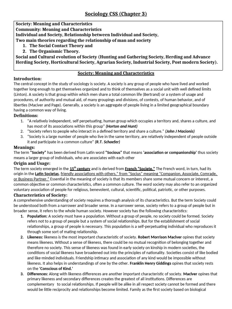 Understanding Society and Community Dynamics | PDF | Cost Of Living ...
