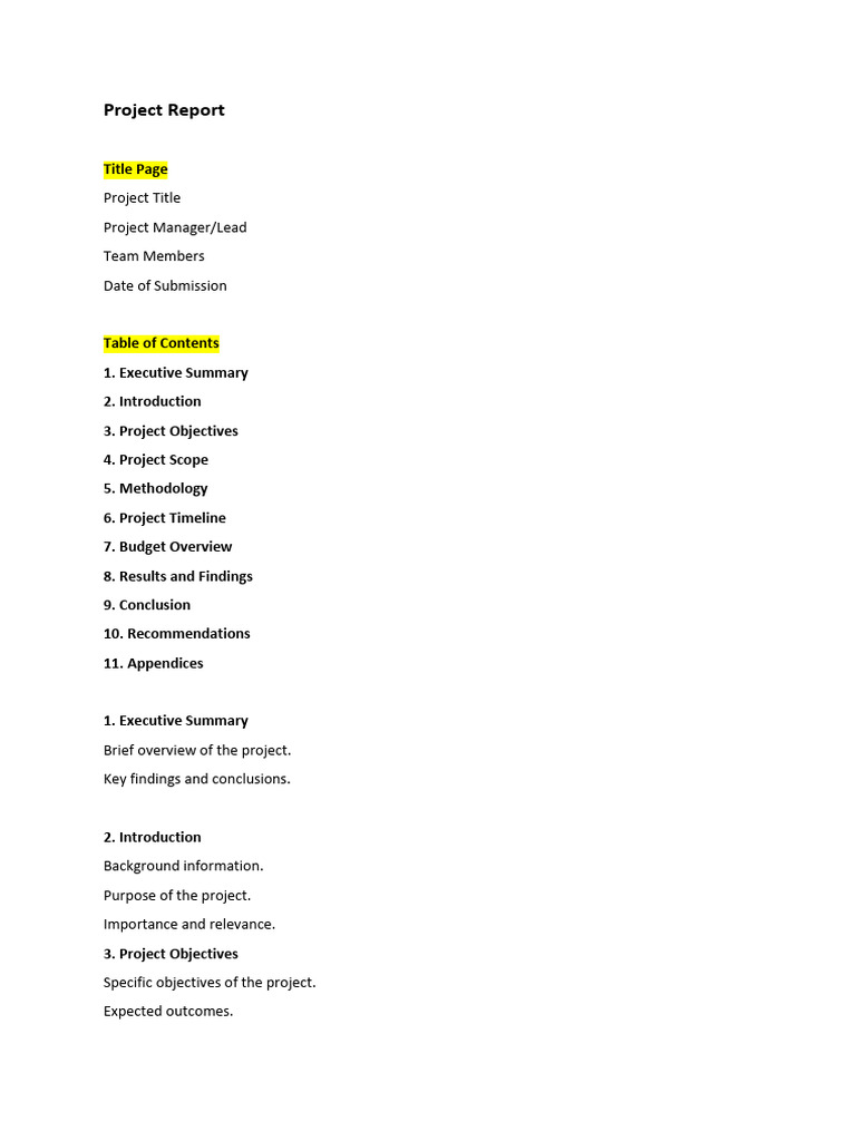 Project Report Format | PDF