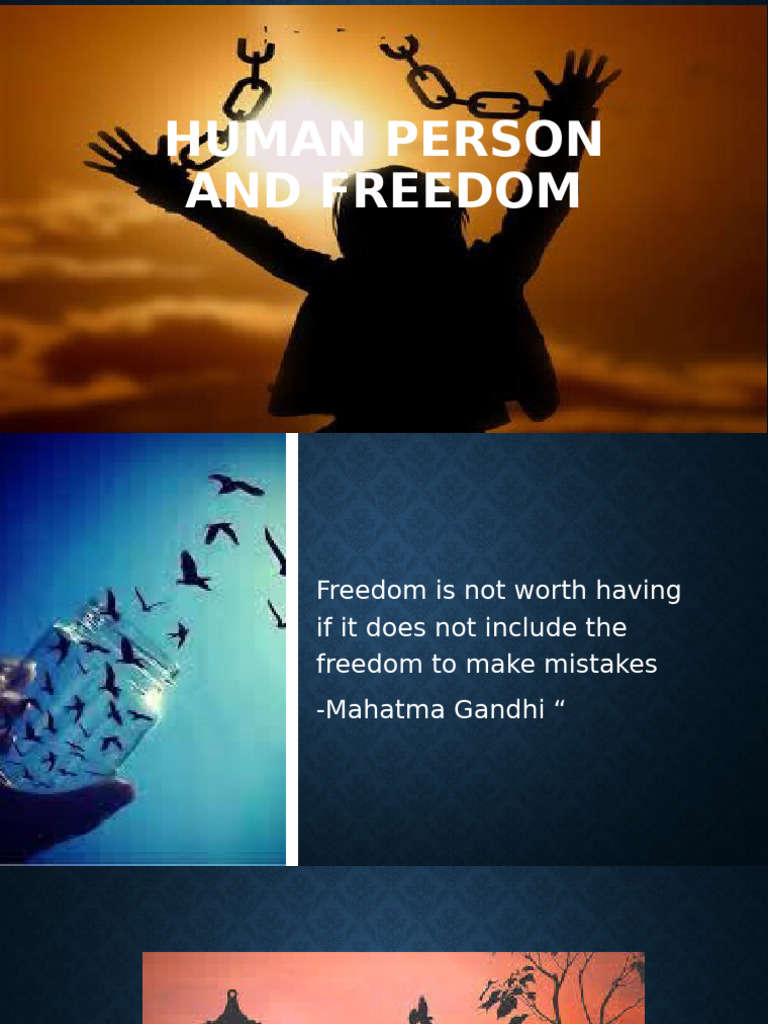 Human Person and Freedom | PDF | Free Will | Epistemology