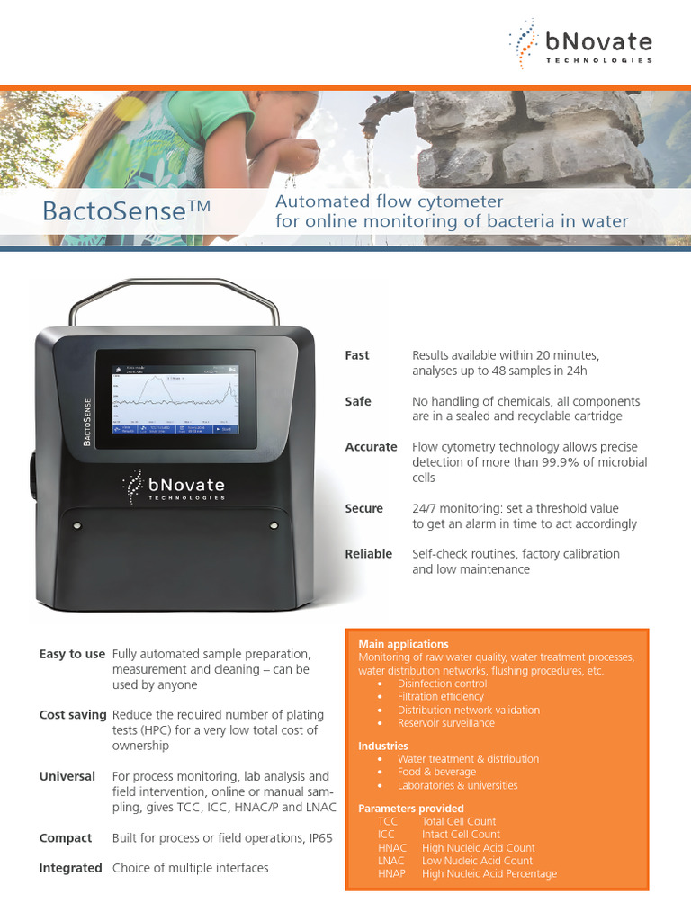 BactoSense: Bacteria Detection System | PDF | Flow Cytometry ...