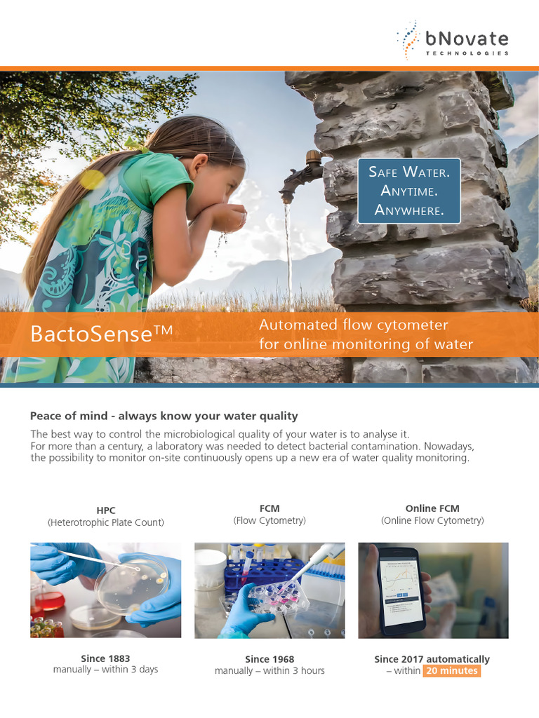 BactoSense: Automated Water Monitoring | PDF | Flow Cytometry