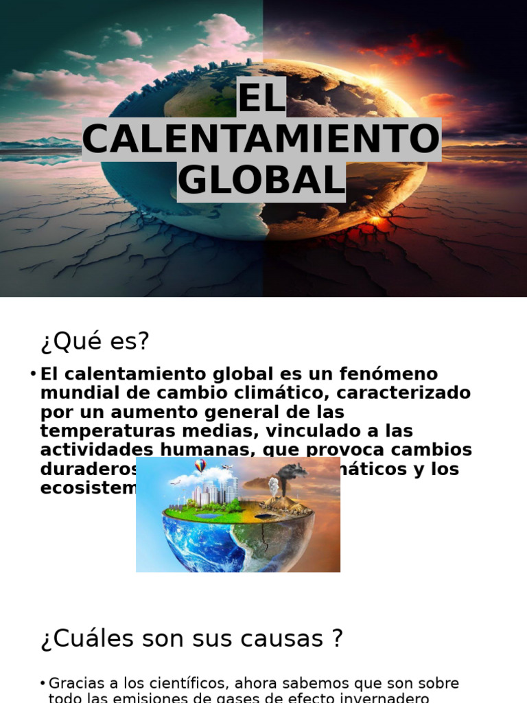 El Calentamiento Global | PDF