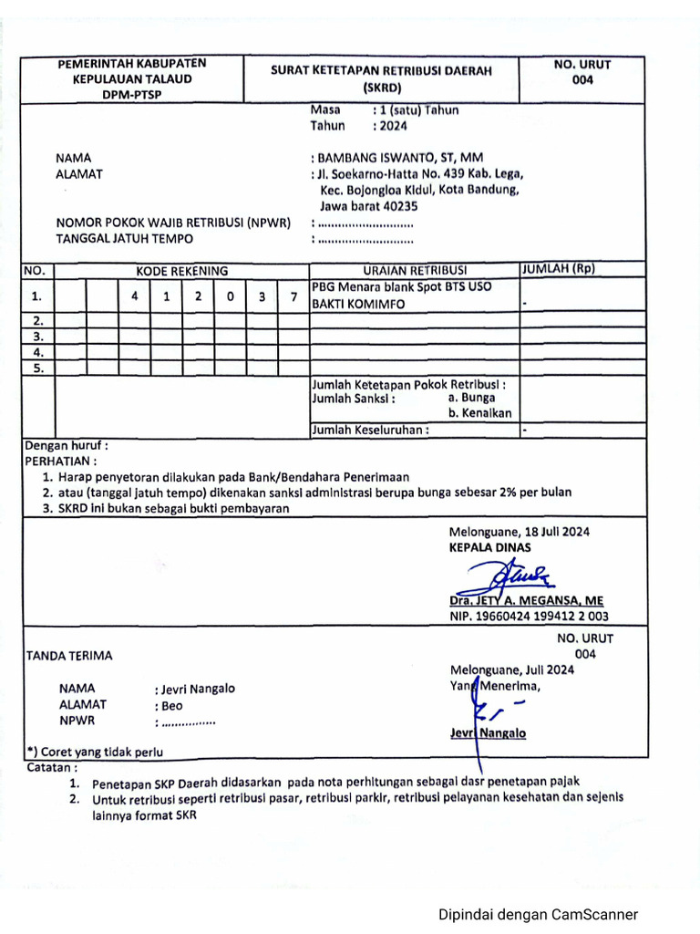 SKRD Karatung Selatan | PDF