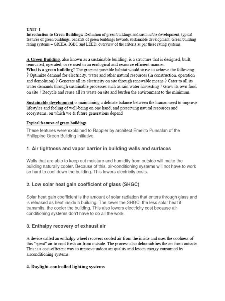 Image result for Understanding Green Buildings and Ratings | PDF | Green Building ...