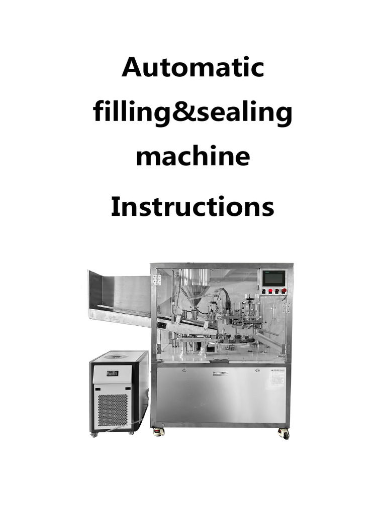 Filling and Sealing Machine Guide | PDF | Valve | Switch