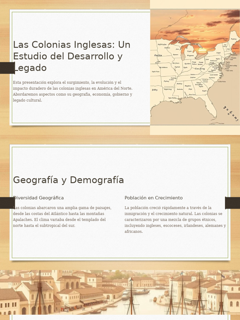 Legado de las Colonias Inglesas en EE. UU. | PDF | Colonialismo | Reino ...