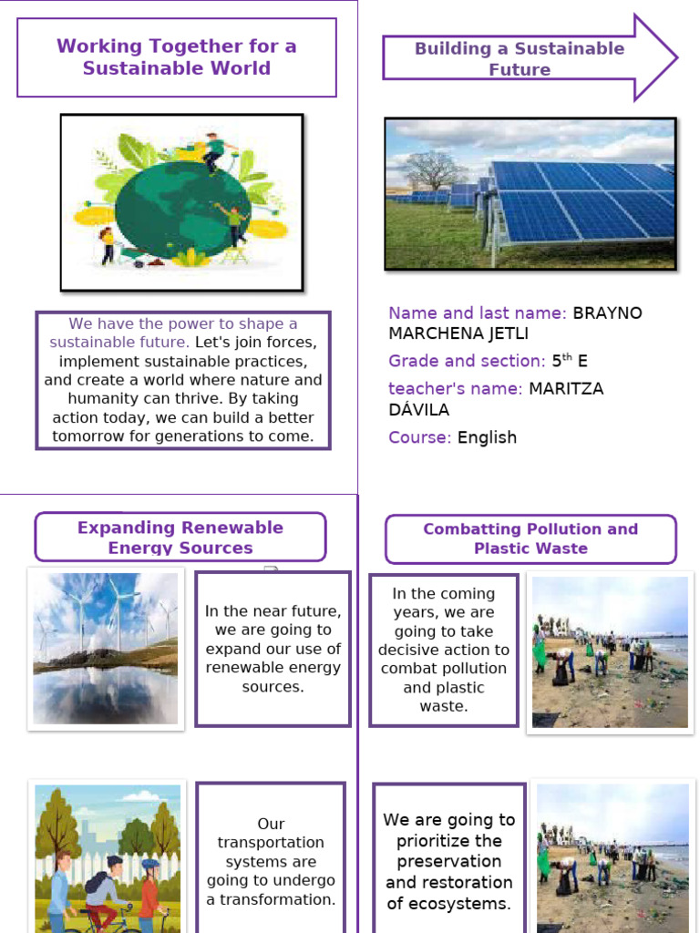 Building A Sustainable Future Pdf