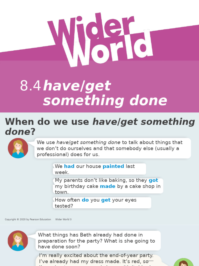 Have-Get + Something + Done | PDF