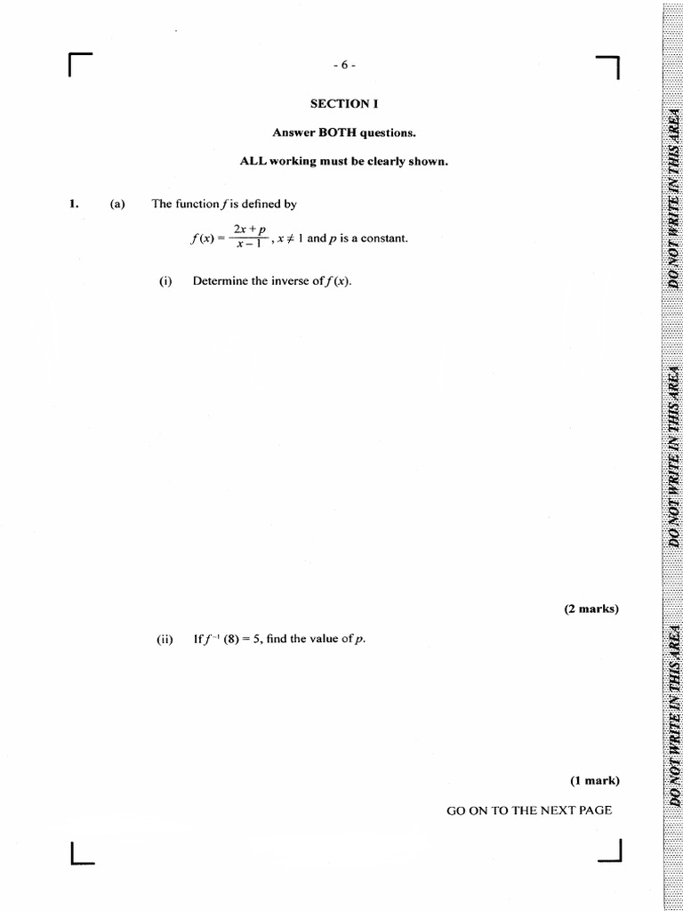 Additional Maths Assignment 1 Term 2 | PDF | Function (Mathematics ...