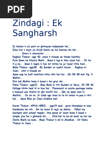Zindagi Ek Sangharsh
