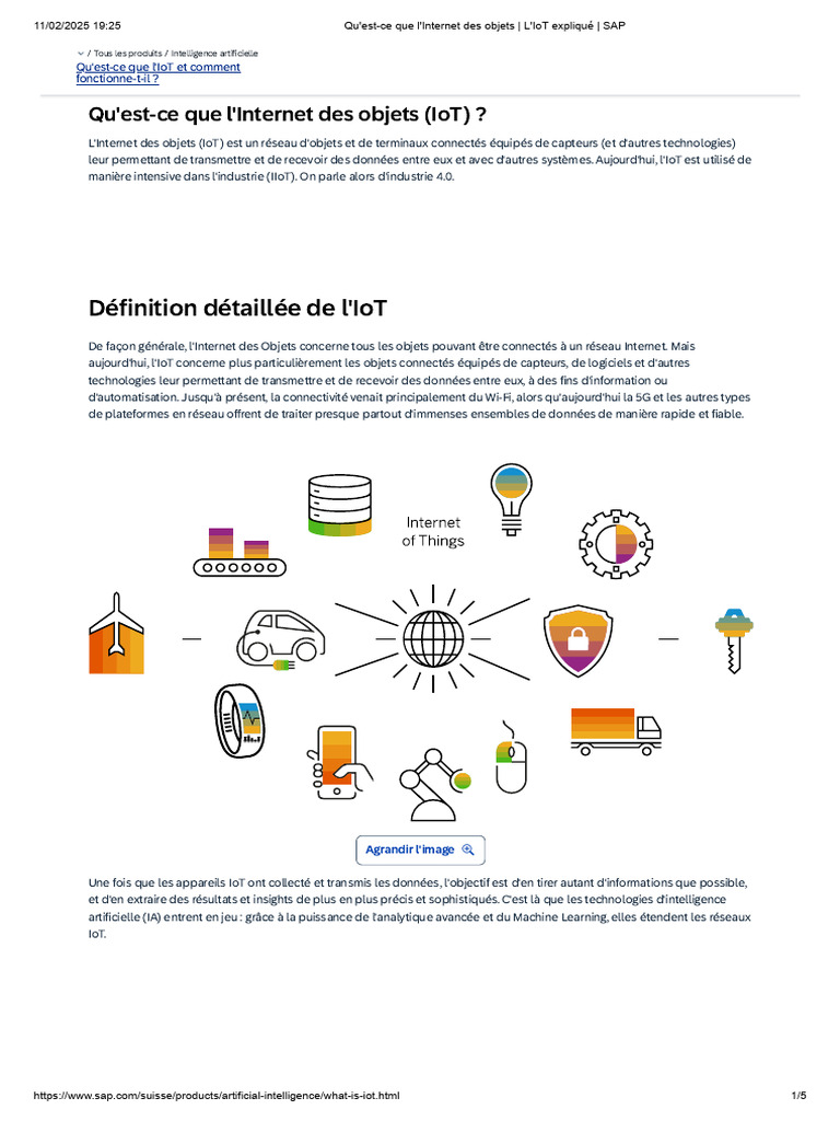 Comprendre l'Internet des objets (IoT) | PDF | Internet des objets ...