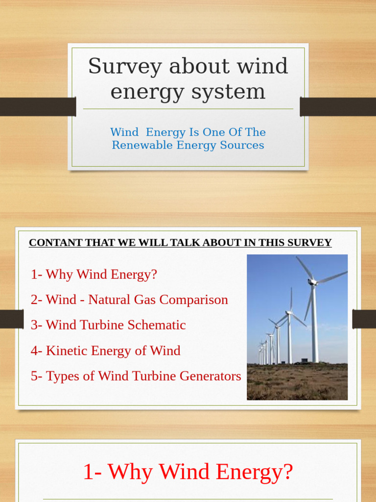 Wind Energy Systems Survey Insights | PDF | Wind Power | Electrical Grid