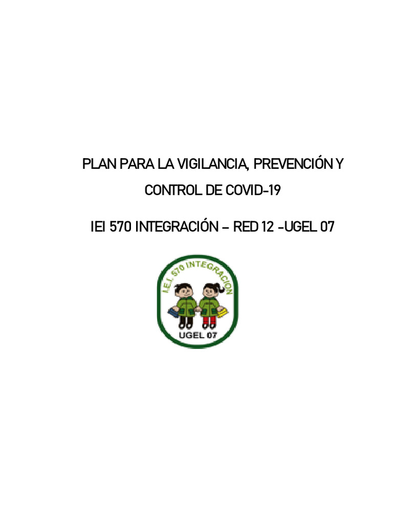 Plan para La Vigilancia, Prevención y Control de La Covid 19 | PDF ...