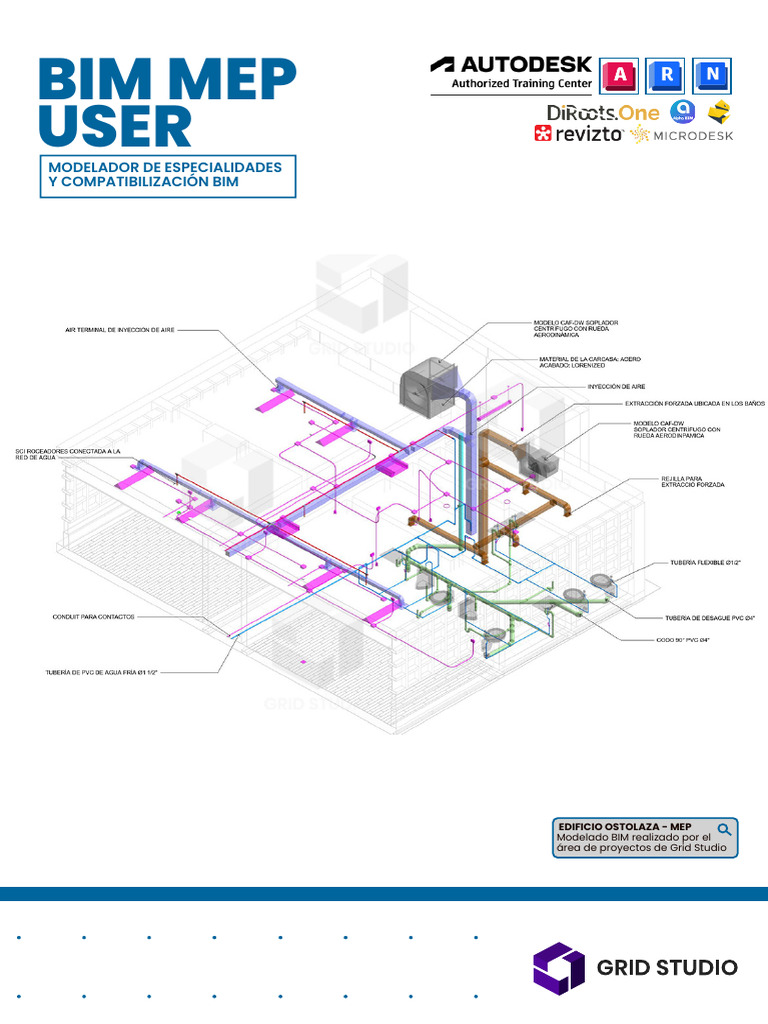 Curso BIM MEP en Grid Studio | PDF | Autodesk Revit