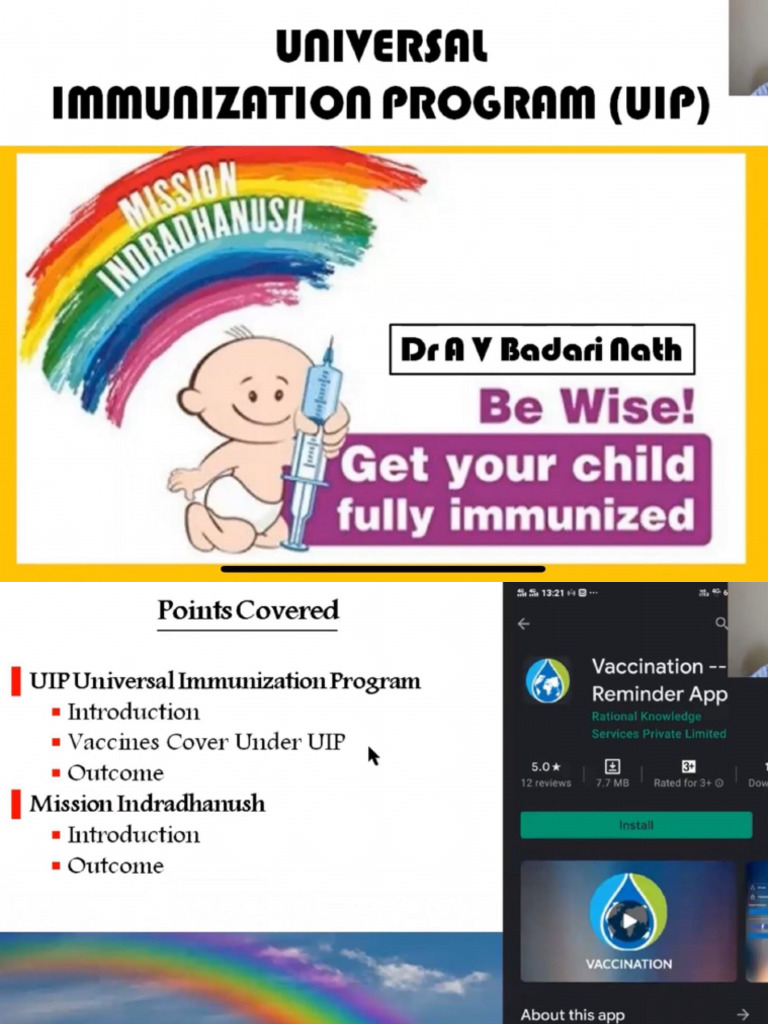 Universal Immunisation Programme (UIP) | PDF