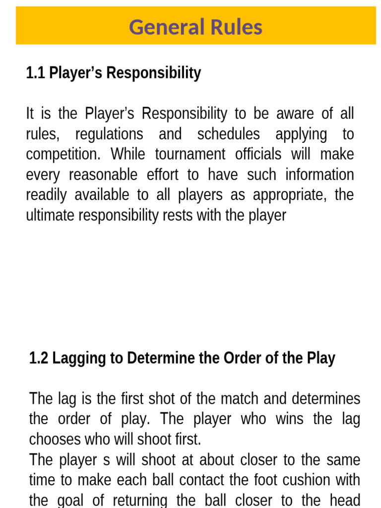 Essential Competition Rules for Players | PDF | Referee | Sports Rules ...