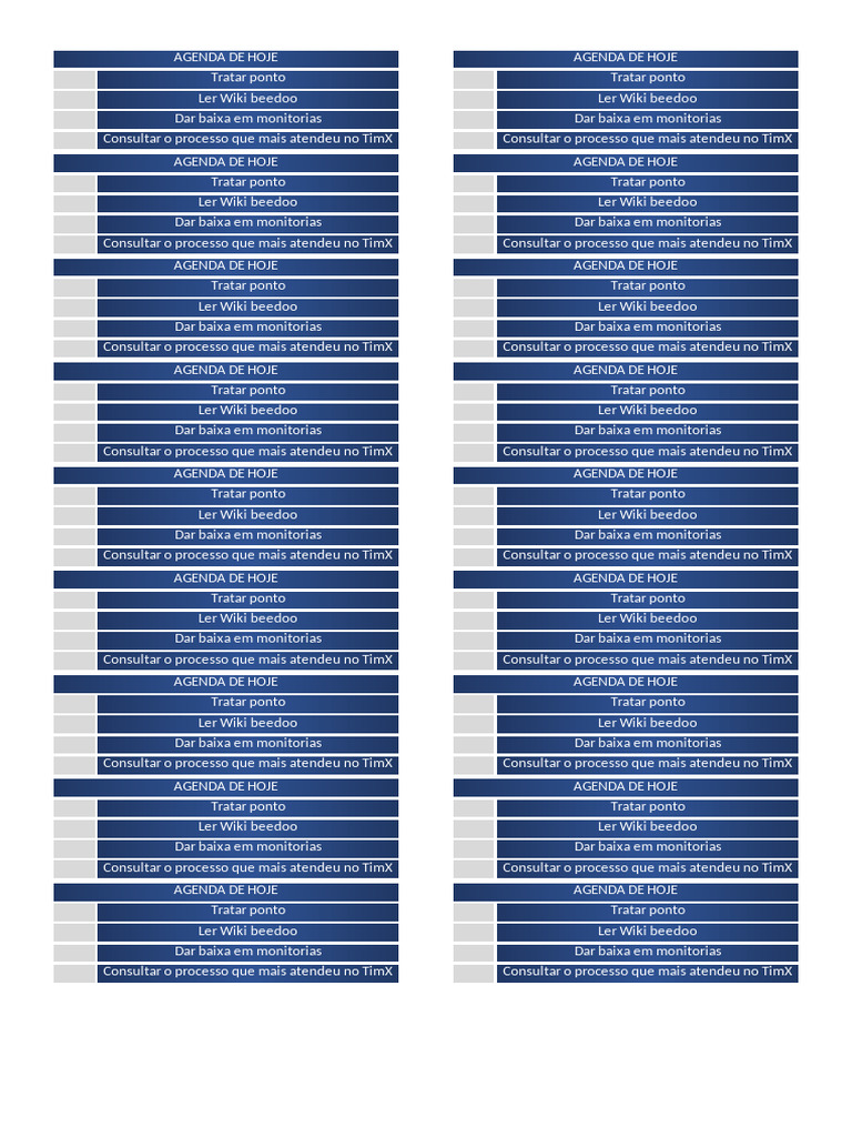 Agenda de Monitorias e Consultas TimX | PDF