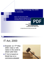 Information Technology Act 2000 An Overview Sethassociatesppt