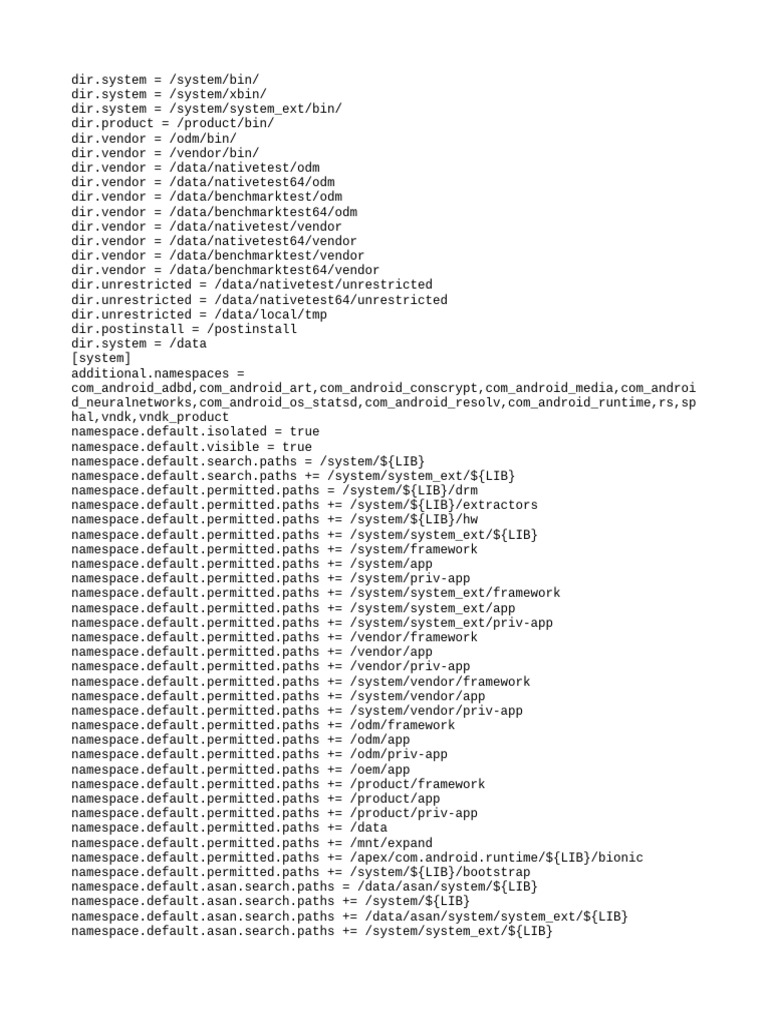 LD Config | PDF