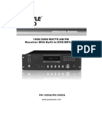 Pyle Pro Pd-1000a & Pd-3000a