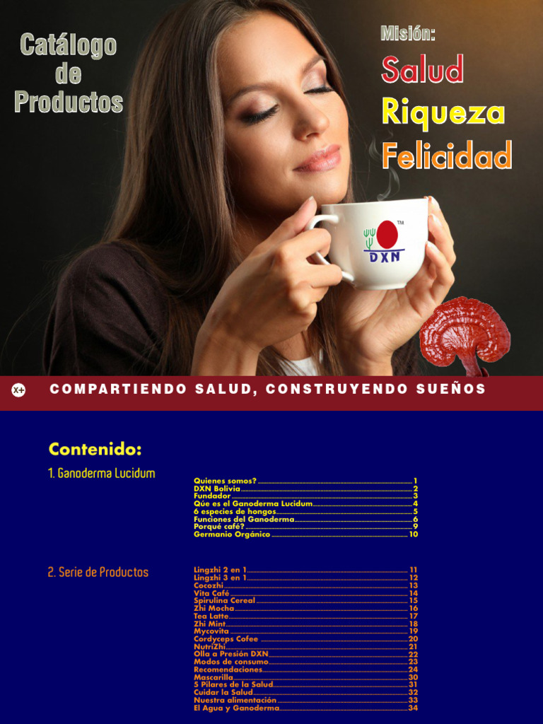 Cata Logo Ganoderma PDF | PDF | café | Cáncer