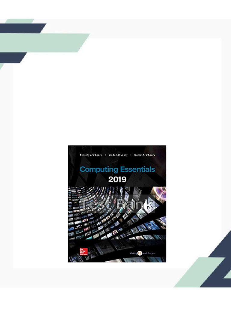 Secure Immediate PDF Access To Every Chapter of Computing Essentials ...