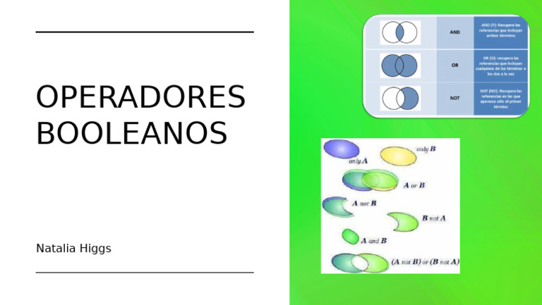 Operadores Booleanos | PDF