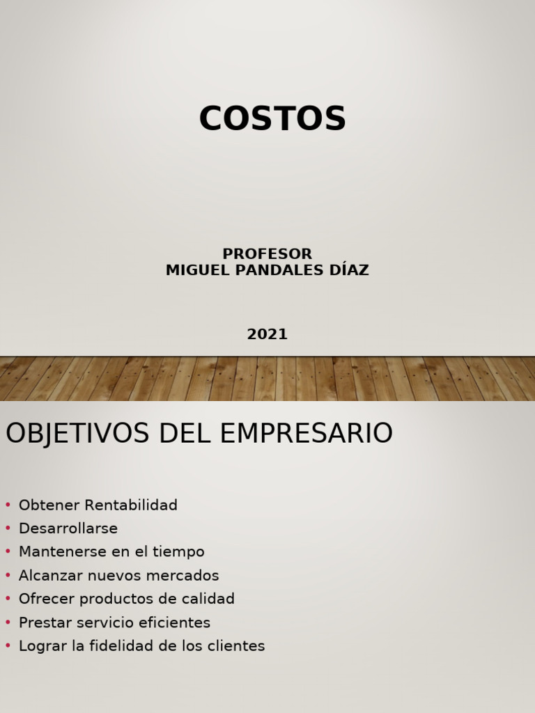 Clasificación y Análisis de Costos Empresariales | PDF | Costo | Business